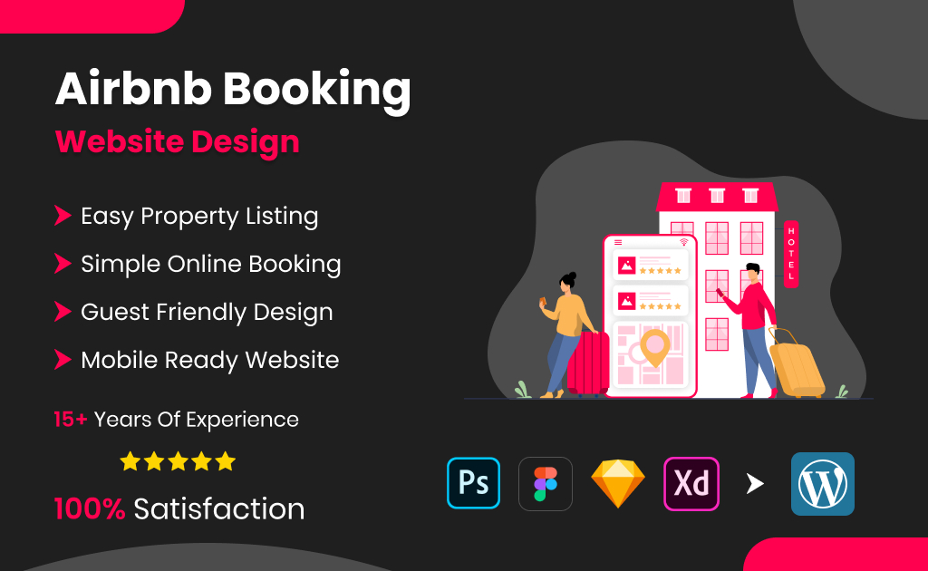 Airbnb website design and development